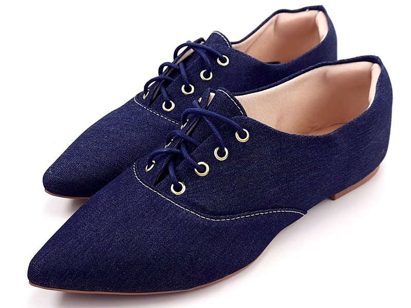 Sapatilhas Sapato Oxford Jeans