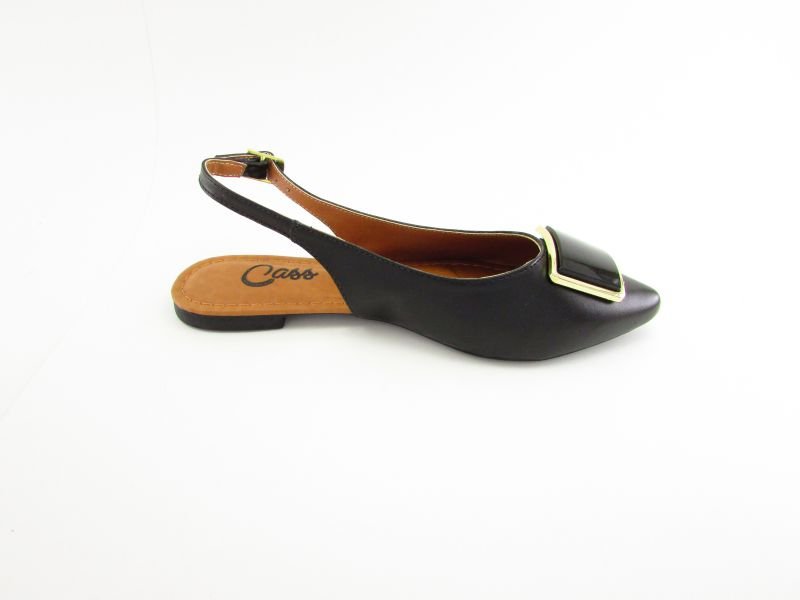 Sapatilhas Sapatilha Slingback Cs Preto Fiv