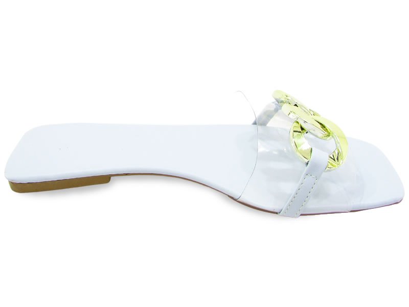 Rasteiras Rasteira Vinil Cs Acqua Corrente Ouro