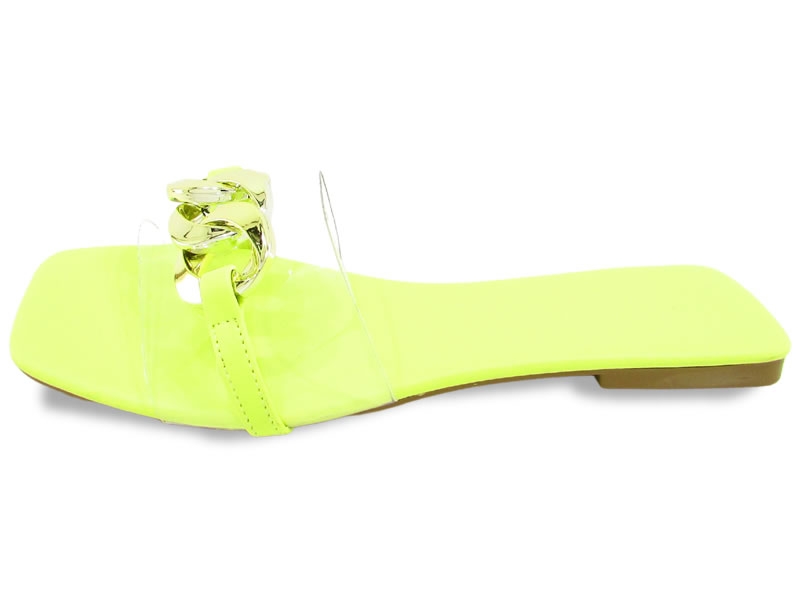 Rasteiras Rasteira Cs Lemon Vinil Ouro