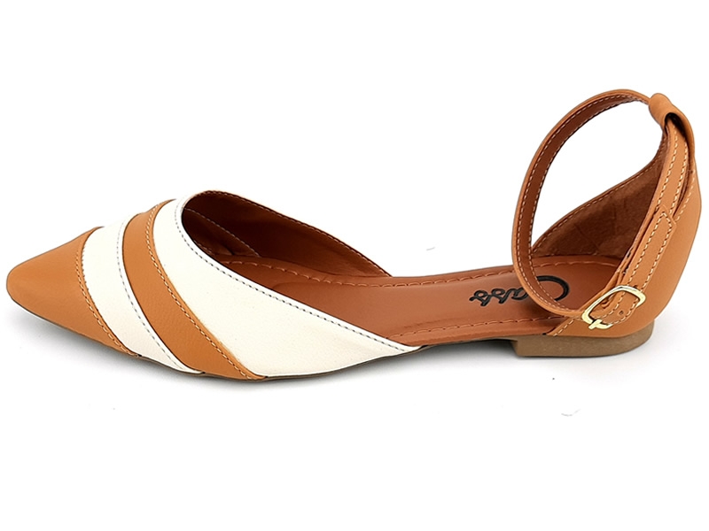 Sapatilhas Salomé Cs Caramelo Cs OffWhite