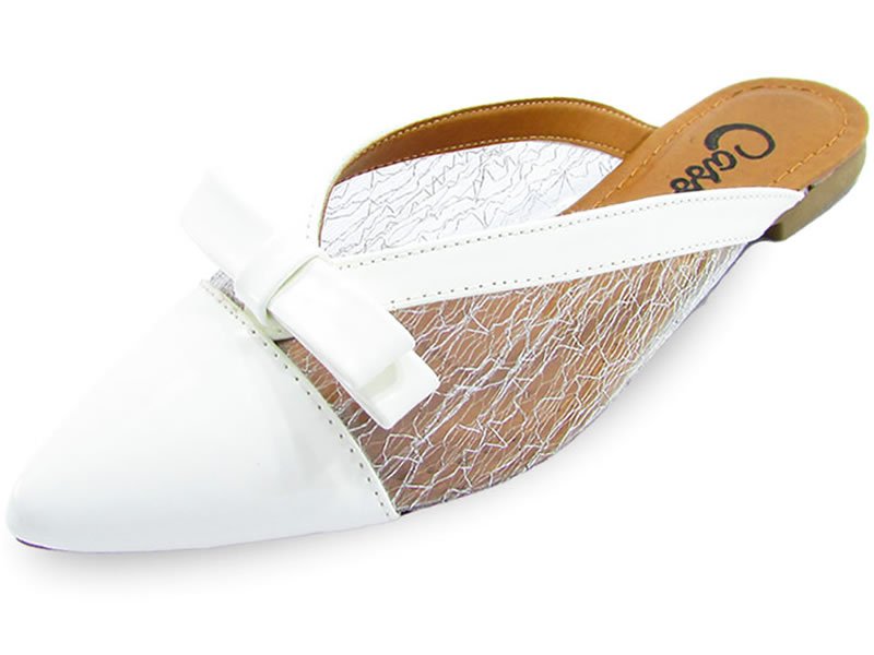 Sapatilhas Mule Vz Branco Vinil