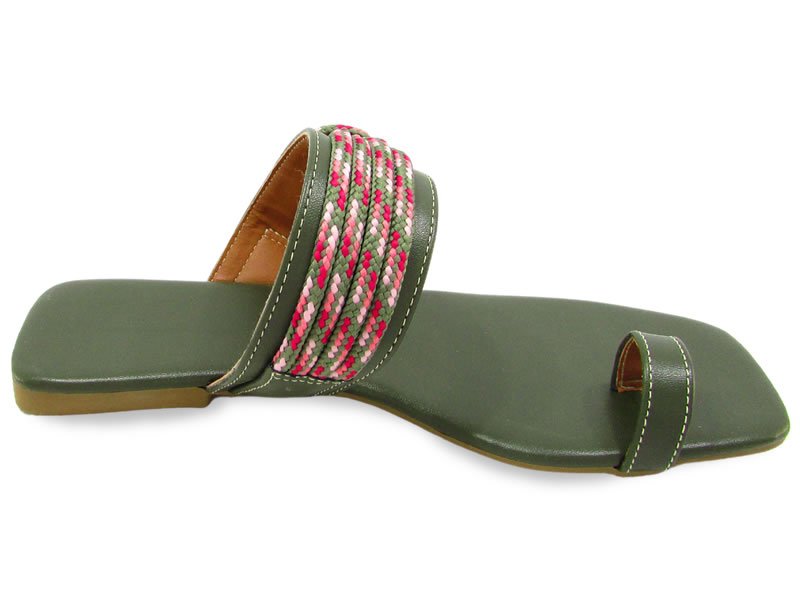 Rasteiras Rasteira Cs Verde Militar Tiras