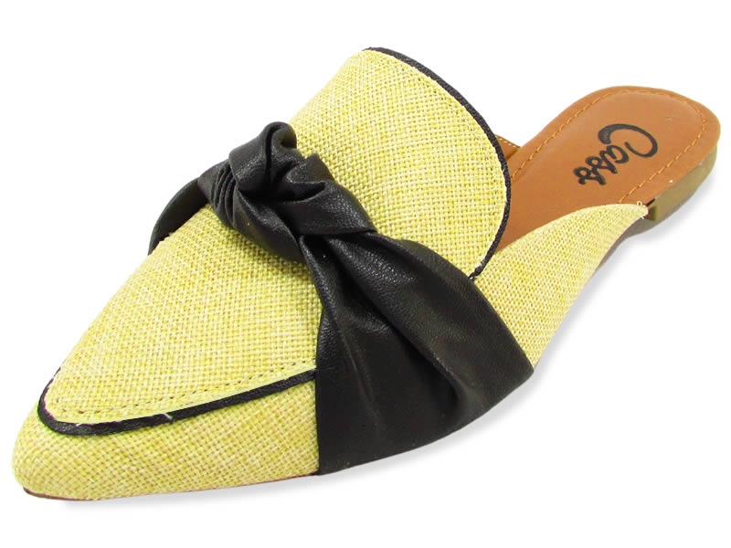 Sapatilhas Mule Juta Cs Preto laço