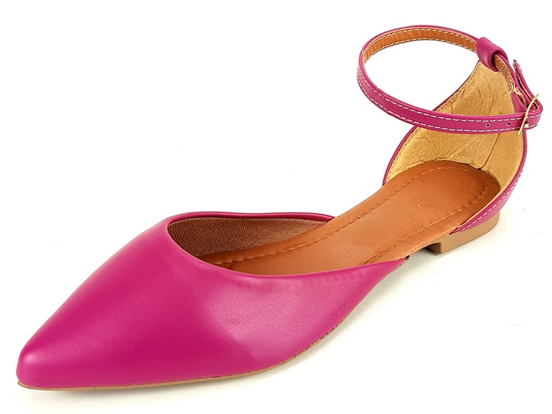 Sapatilhas Sapatilha Feminina Salomé Cs Pink Bico Fino