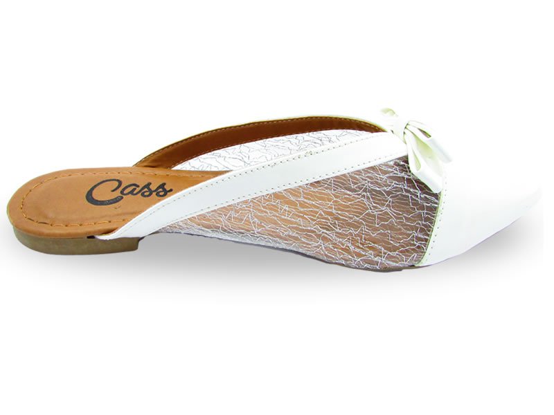 Sapatilhas Mule Vz Branco Vinil