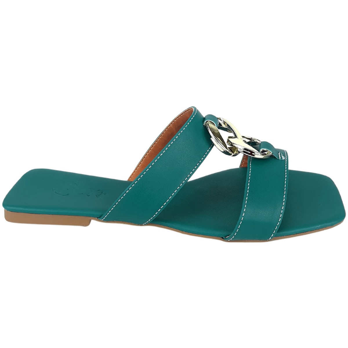 Rasteiras Rasteira Cs Verde Celestial