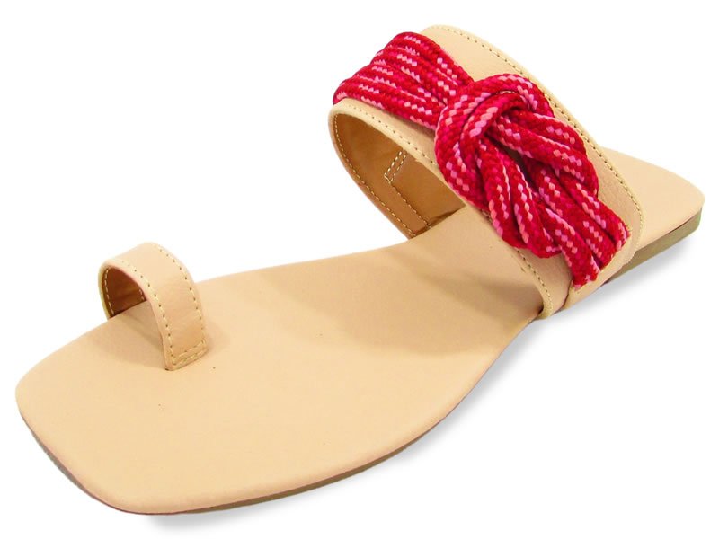 Rasteiras Rasteira Cs Salmão Tiras