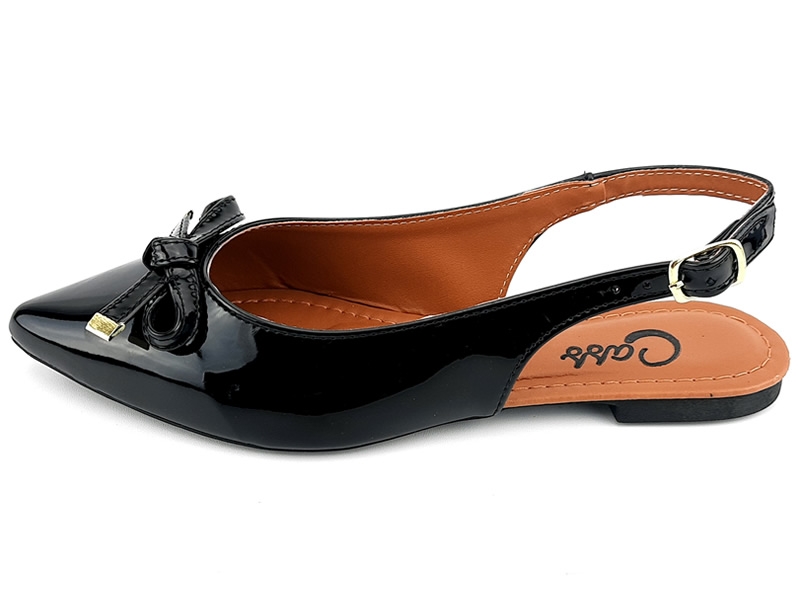 Sapatilhas Sapatilha Slingback Vz Preto