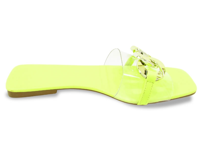 Rasteiras Rasteira Cs Lemon Vinil Ouro