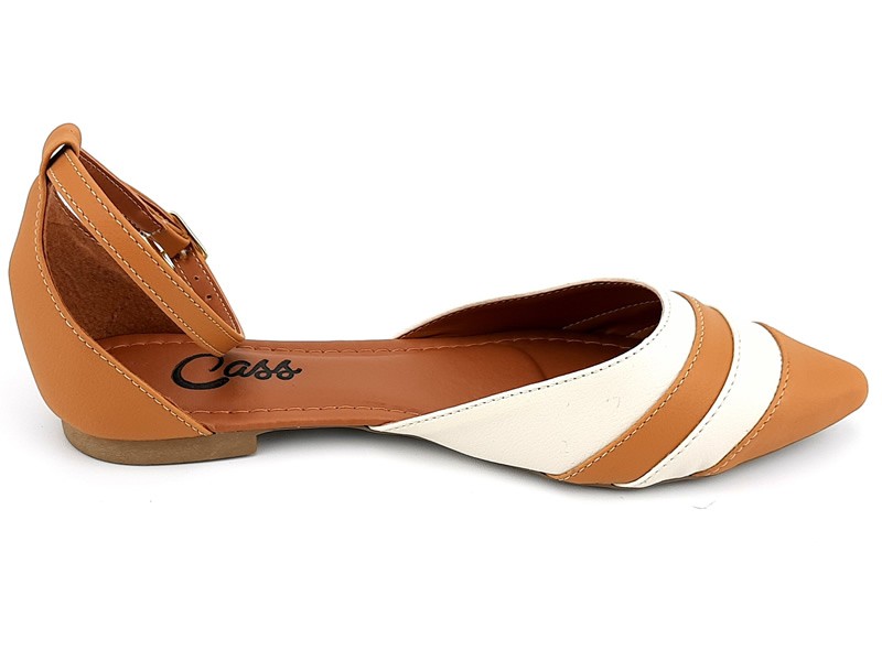 Sapatilhas Salomé Cs Caramelo Cs OffWhite