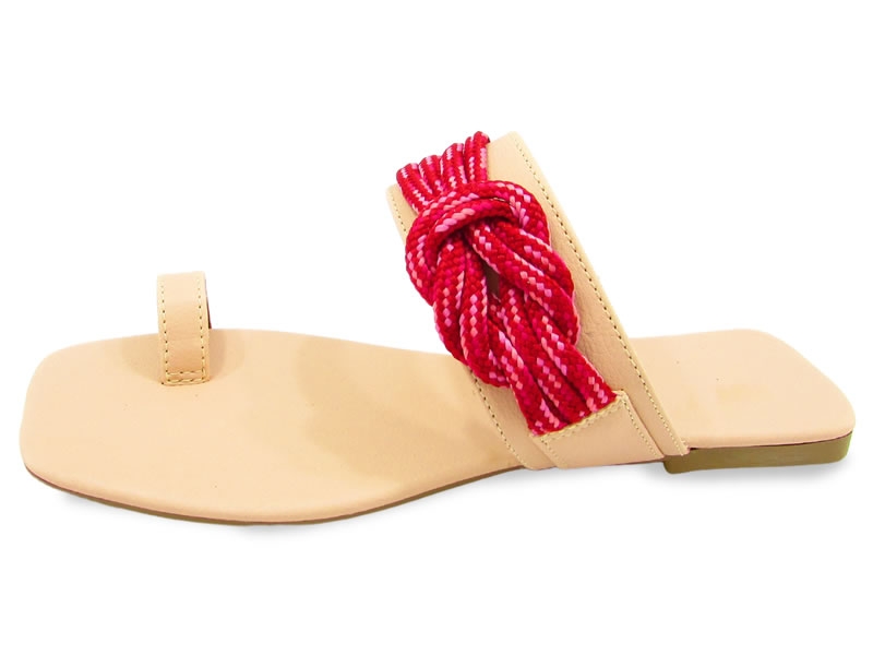 Rasteiras Rasteira Cs Salmão Tiras