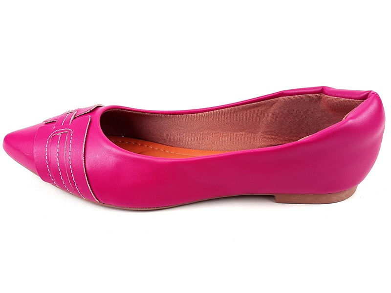 Sapatilhas Sapatilha Feminina Cs Pink Bico Fino