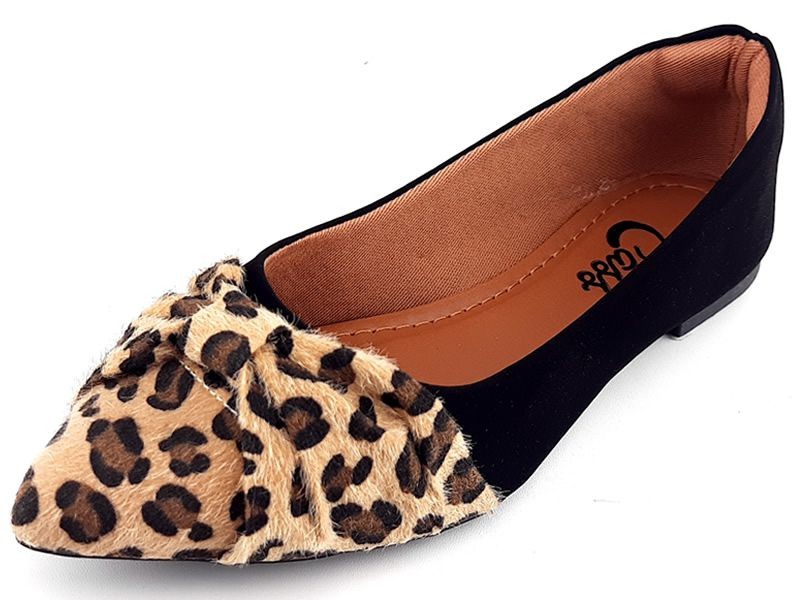 Sapatilhas Sapatilha Onça Nobuck Preto Laço