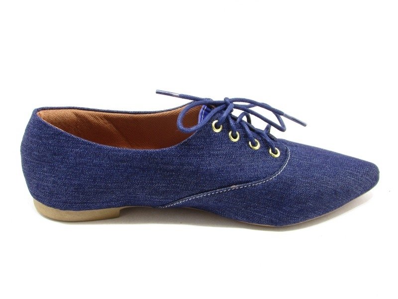 Sapatilhas Sapatilha Oxford Jeans