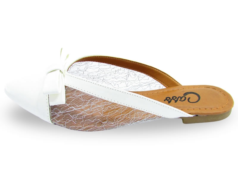 Sapatilhas Mule Vz Branco Vinil