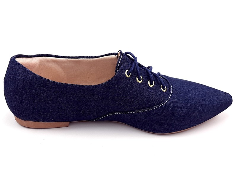 Sapatilhas Sapato Oxford Jeans