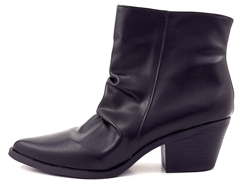 Botas Bota Slouchy Feminina Ceci Cs Preto Salto Country 5,5 cm