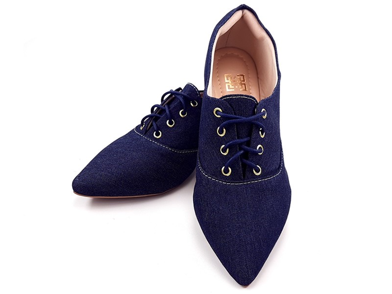 Sapatilhas Sapato Oxford Jeans