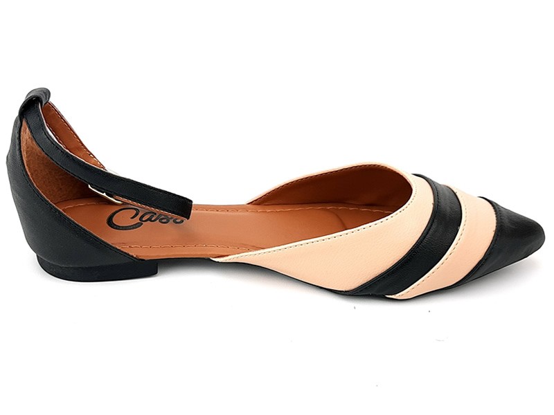 Sapatilhas Salomé Cs Preto Cs Salmão