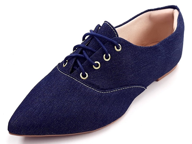 Sapatilhas Sapato Oxford Jeans