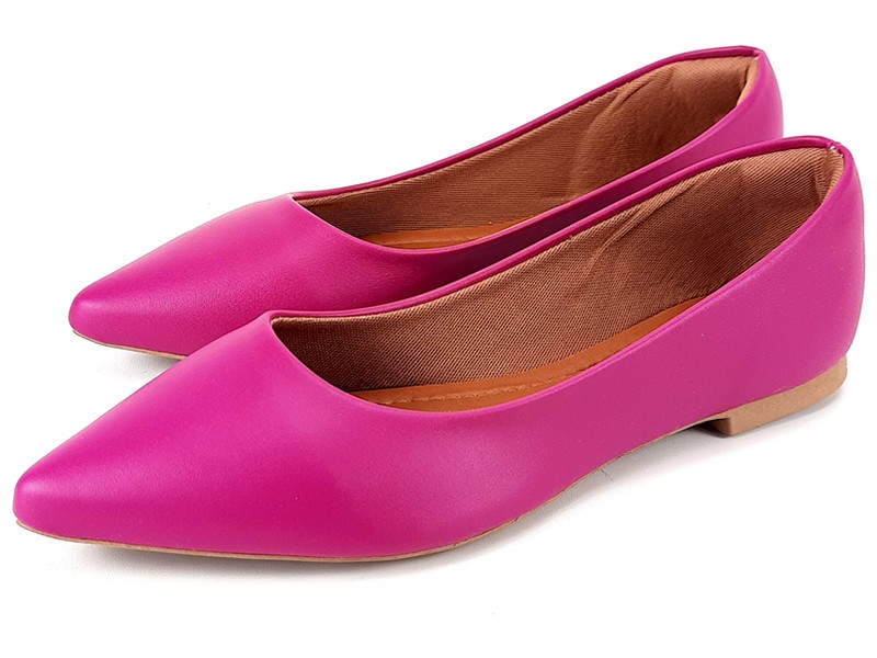 Sapatilhas Sapatilha Feminina Cs Pink Bico Fino