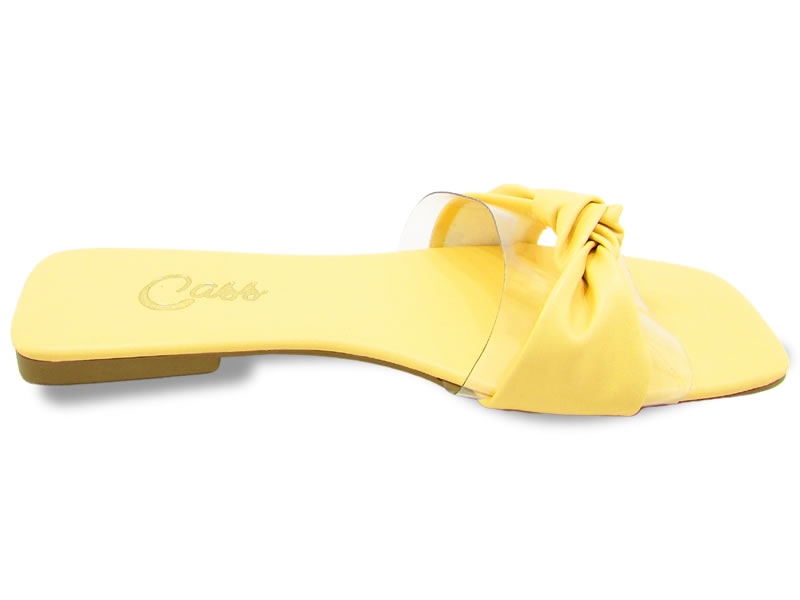 Rasteiras Rasteira Cs Peach Vinil Laço