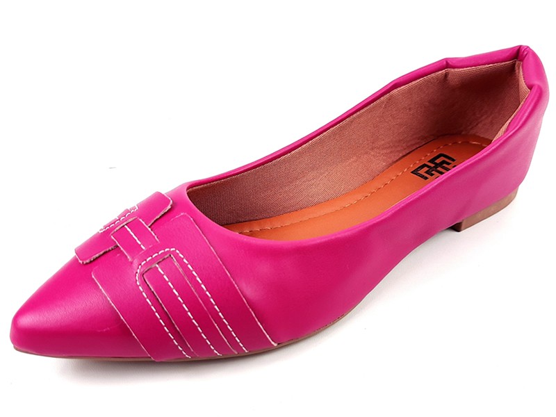 Sapatilhas Sapatilha Feminina Cs Pink Bico Fino