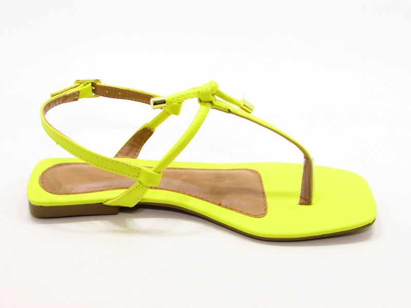 Rasteiras Sand. Rast. Cs Amarelo Fach