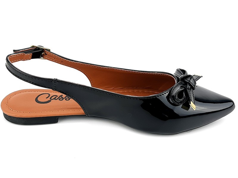Sapatilhas Sapatilha Slingback Vz Preto
