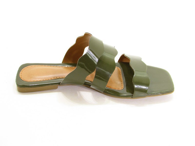 Rasteiras Sand. Rasteira Vz Verde Militar Fach