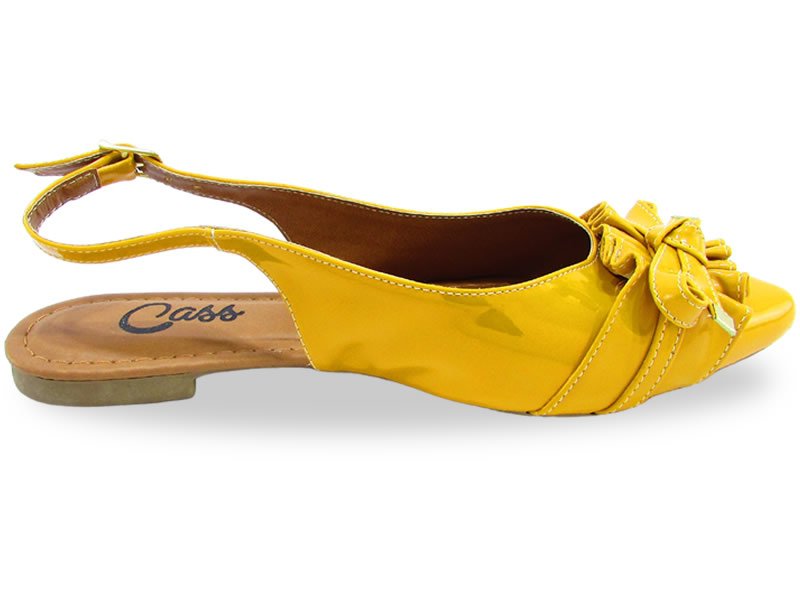 Sapatilhas Sapatilha Slingback Vz Mostarda