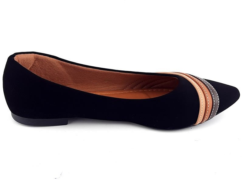 Sapatilhas Sapatilha Nobuck Preto Napa Café Caramelo Bege