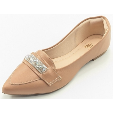 Sapatilhas-Mocassim Cs Nude 