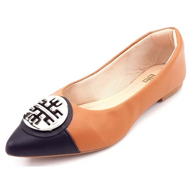 Sapatilhas-Sapatilha Feminina Cs Preto Cs Caramelo Mandala Ouro Bico Fino